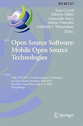 open source software mobile open source technologies 10th ifip wg 2 13 international conference on open