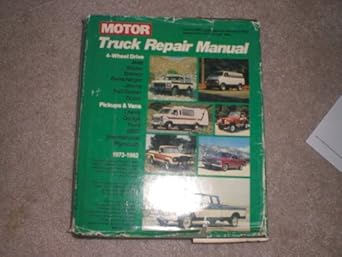 motor truck repair manual 1st edition motor 087851550x, 978-0878515509