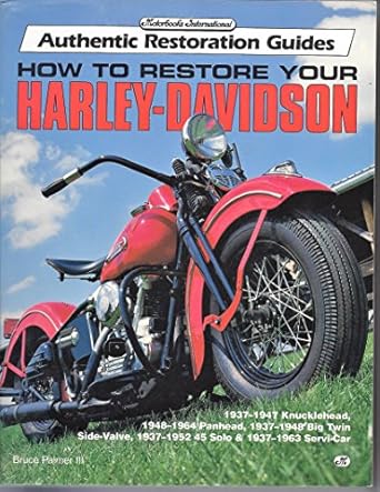 how to restore your harley davidson 1st edition bruce palmer iii 0879389346, 978-0879389345