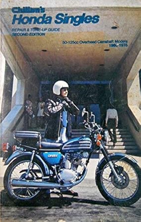 chiltons repair and tune up guide honda singles 1st edition chilton book company automotive editorial dept