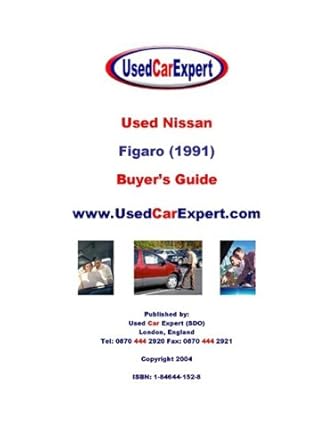 used nissan figaro buyers guide 1st edition  1846441528, 978-1846441523