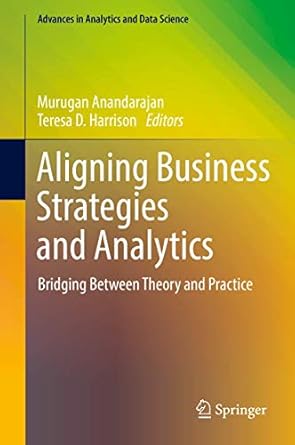 aligning business strategies and analytics bridging between theory and practice 1st edition murugan