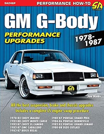 gm g body performance upgrades 1978 1987 1st edition joe hinds 1613254946, 978-1613254943