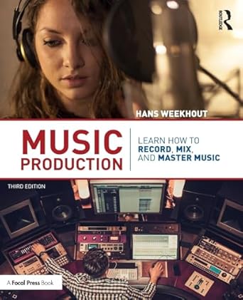 music production learn how to record mix and master music 1st edition hans weekhout 1138626104, 978-1138626102