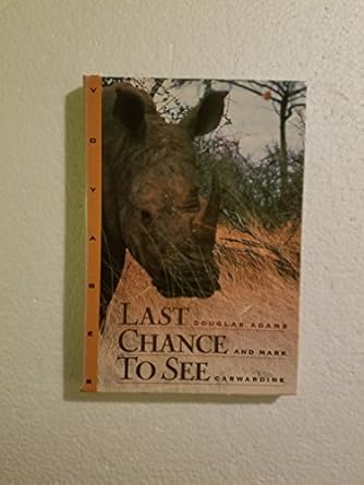 last chance to see/mac cd rom 1st edition douglas adams ,voyager company 1559406100, 978-1559406109