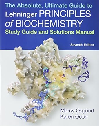 absolute ultimate guide to principles of biochemistry study guide and solutions manual 1st edition david l
