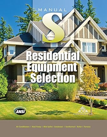 residential equipment selection manual s 1st edition p e ,air conditioning contractors of america ,hank