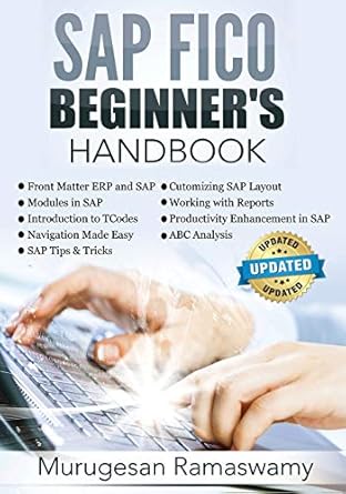 sap fico beginners hand book your sap user manual sap for dummies sap books 1st edition mr murugesan