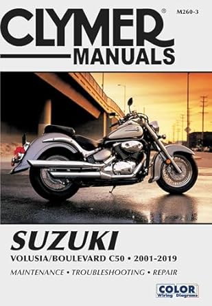 suzuki volusia/boulevard c50 clymer repair manual maintenance troubleshooting repair 1st edition clymer