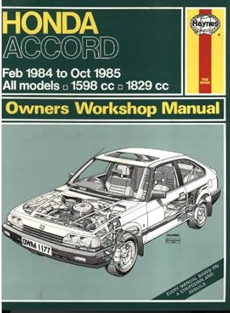 honda accord 1st edition colin brown 1850101779, 978-1850101772