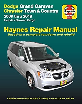 dodge grand caravan and chrysler town and country haynes manual 1st edition haynes manuals 1620923297,