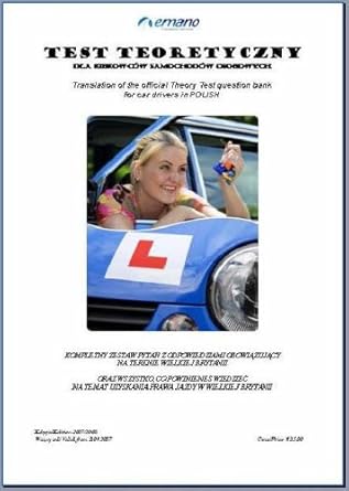 test teoretyczny dla kierowcow samochodow osobowych 2007/2008 translation of the official theory test