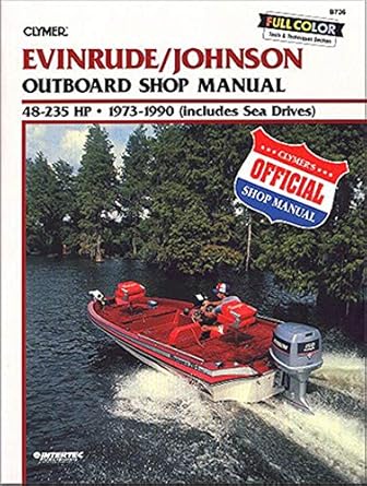 evinrude/johnson 48 235 hp ob 73 90 1st edition penton staff 0892875550, 978-0892875559