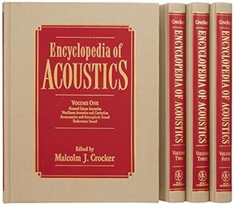4 volume set encyclopedia of acoustics 1st edition malcolm j crocker 0471804657, 978-0471804659