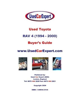 used toyota rav 4 buyers guide 1st edition  1846442168, 978-1846442162