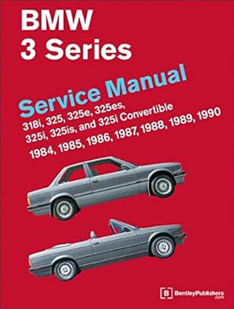bmw 3 series service manual 1984 1990 1st edition bentley publishers 0837616476, 978-0837616476