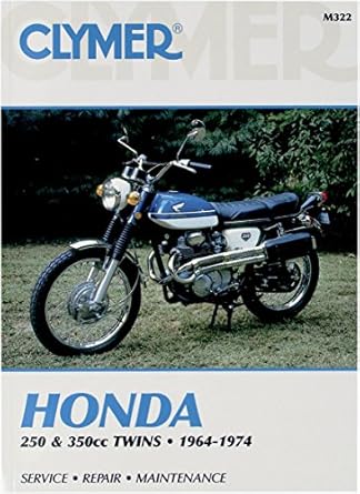 clymer honda 250 350cc twins 1964 1974 service repair performance 1st edition penton staff 0892872098,