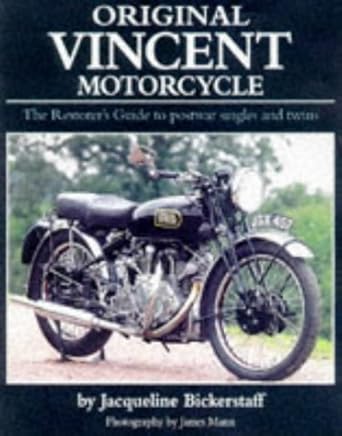 original vincent motorcycle 1st edition j p bickerstaff ,cyril ayton ,james mann 1870979834, 978-1870979832