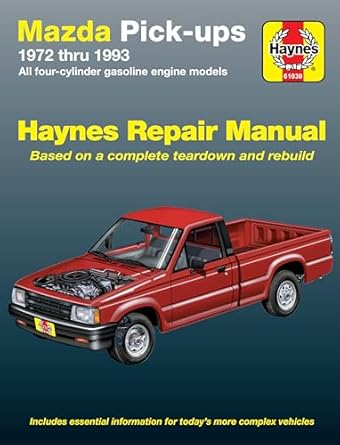 mazda pick ups with gas engines haynes repair manual 1st edition haynes 1850103283, 978-1563920844