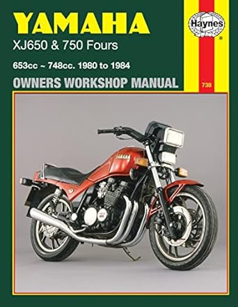 yamaha xj 650 and xj 750 fours owners workshop manual no m738 80 84 1st edition john haynes 1850103534,