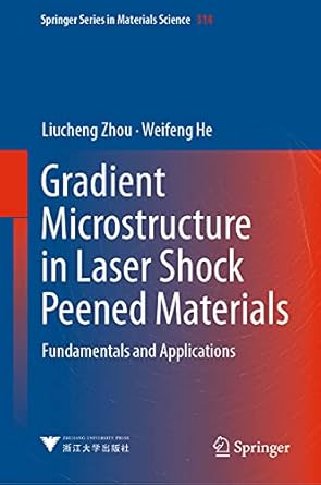 gradient microstructure in laser shock peened materials fundamentals and applications 1st edition liucheng
