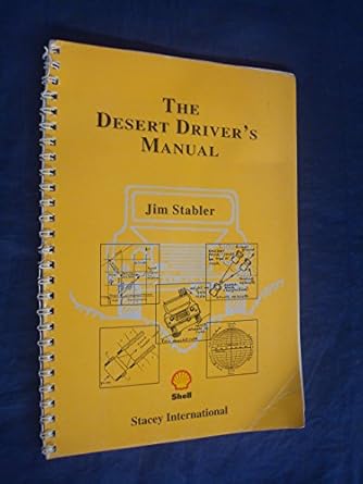 the desert drivers manual 1st edition jim stabler 1900988054, 978-1900988056