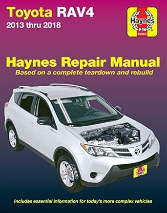 toyota rav4 haynes repair manual models includes thorough vehicle coverage exclusion noted 1st edition haynes