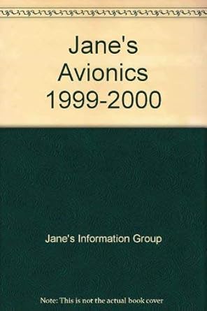 janes avionics 1999 2000 1st edition chris johnson 0710619022, 978-0710619020