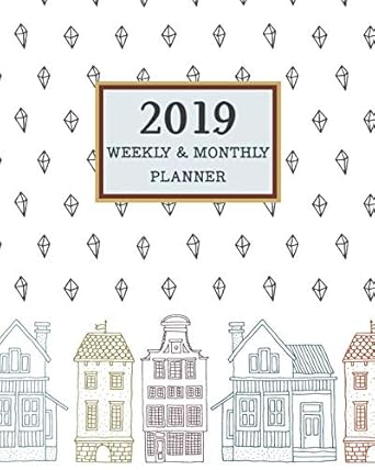 2019 weekly and monthly planner grey yearly 12 months 365 days calendar schedule appointment agenda meeting