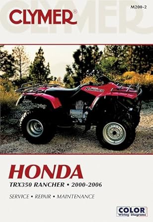 honda trx350 rancher 00 06 1st edition penton staff 0892879971, 978-0892879977