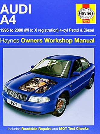 audi a4 petrol and diesel service and repair manual 1995 to 2000 haynes service and repair manuals 1st