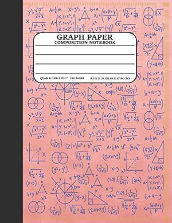 graph paper composition notebook math and science lover marble rose gold graph paper cover notebook birthday