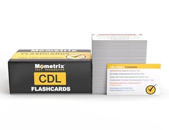 cdl study cards 2025 2026 cdl exam prep with practice test questions for the commercial drivers license exam