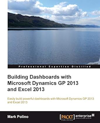 building dashboards with microsoft dynamics gp 2013 and excel 2013 1st edition mark polino 1849689067,