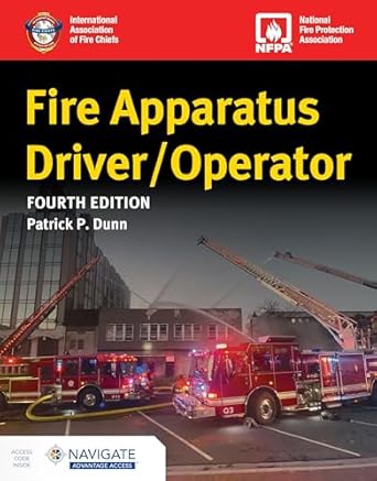 fire apparatus driver/operator 1st edition patrick p dunn 1284286517, 978-1284286519