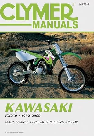 kawasaki kx250 1992 2000 1st edition penton staff 0892878673, 978-0892878673