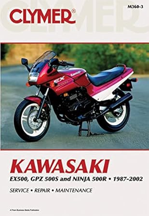 kawasaki ex500 gpz500s and nina 500r 1987 2002 1st edition penton staff 0892878428, 978-0892878420