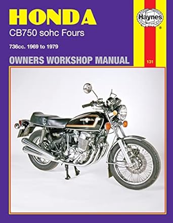 honda cb750 sohc fours 736 cc 1969 1979 owners workshop manual 1st edition jeff clew 0856965219,
