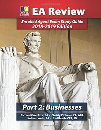 passkey learning systems ea review part 2 businesses enrolled agent exam study guide 2018 1st edition christy