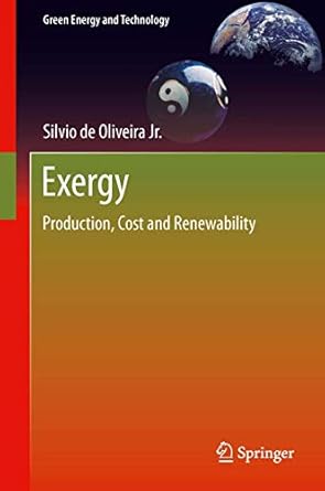 exergy production cost and renewability 1st edition silvio de oliveira junior 1447158938, 978-1447158936