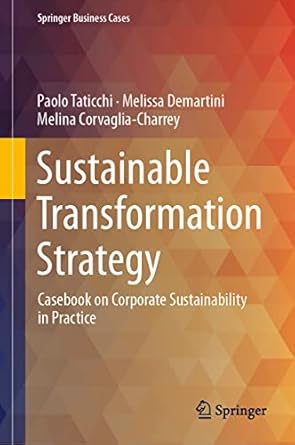 sustainable transformation strategy casebook on corporate sustainability in practice 1st edition paolo