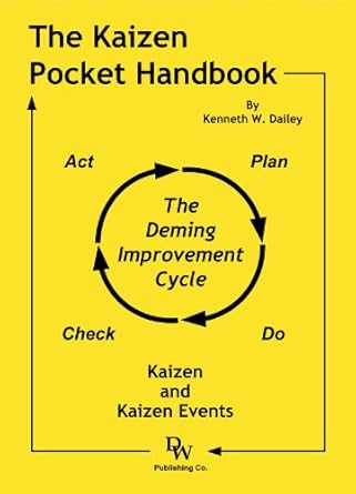 the kaizen pocket handbook 1st edition kenneth w dailey 0974722162, 978-0974722160