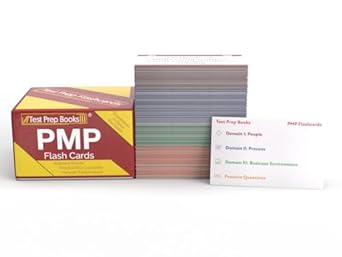 pmp study cards pmp exam prep 2025 2026 with practice test questions covering the pmbok full color cards 1st