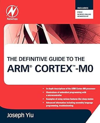 the definitive guide to the arm cortex m0 1st edition joseph yiu 0123854776, 978-0123854773