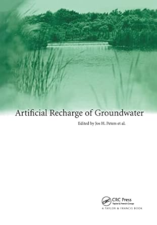 artificial recharge groundwater 1st edition jos h peters ,et al 9058090175, 978-9058090171