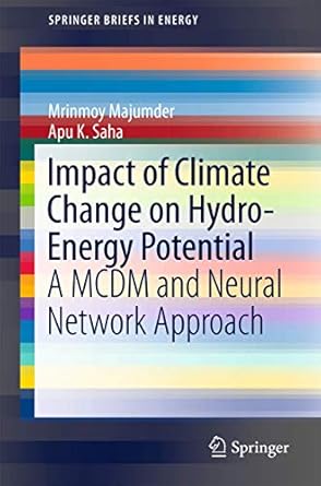 impact of climate change on hydro energy potential a mcdm and neural network approach 1st edition mrinmoy