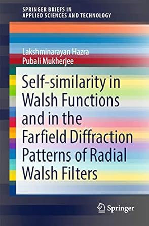 self similarity in walsh functions and in the farfield diffraction patterns of radial walsh filters 1st