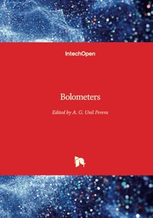 bolometers 1st edition unil perera 9535102354, 978-9535102359