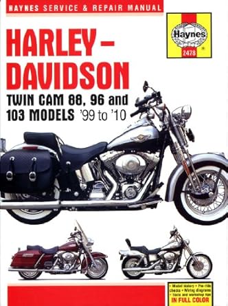 harley davidson twin cam 88 96 and 103 service and repair manual 1st edition max haynes 1563928590,