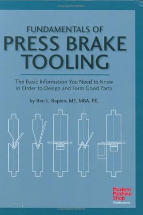fundamentals of press brake tooling the basic information you need to know in order to design and form good